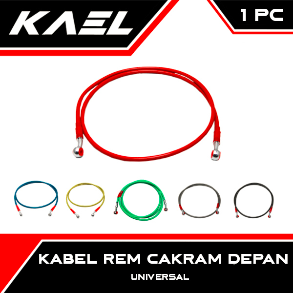 Kabel Rem Cakram Depan Universal-Semua Jenis Motor Beat FI eSP Street Sporty Pop/Vario 110-125 Techn