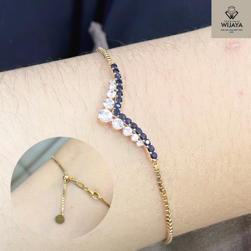 3.1 gram GELANG SERUT FASHION TERKINI EMAS 700 16k