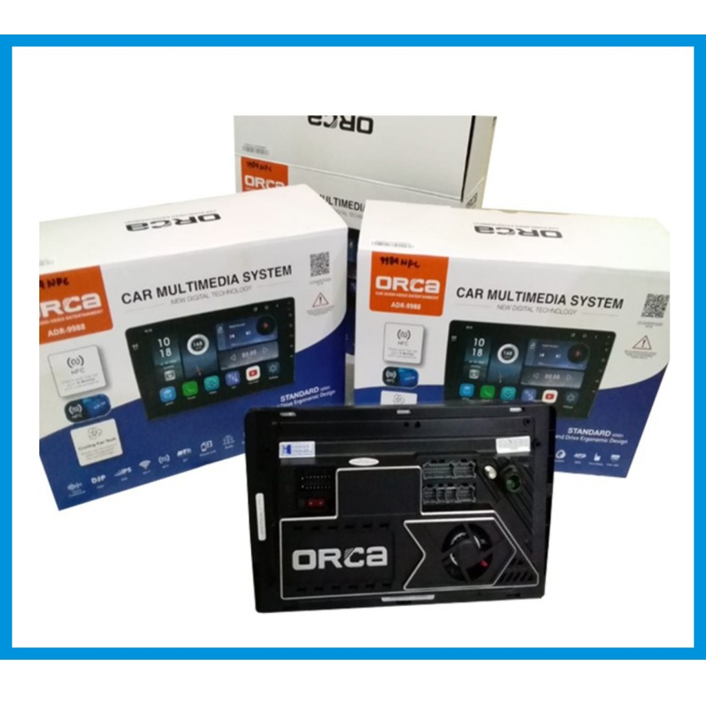 PROMO Headunit Android Orca ADR 9988 New Standard Series NFC 10 inch Ram 4/128 NFC - 10 Inch Terbaru