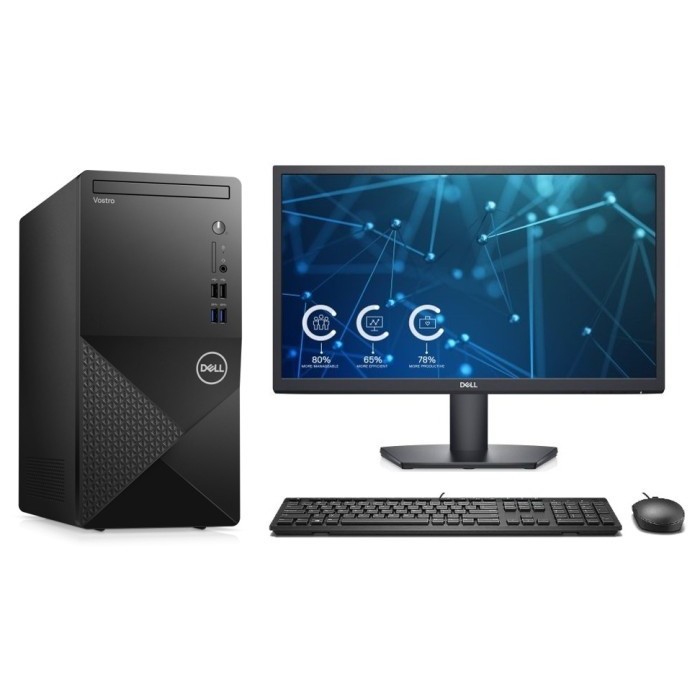DELL PC Desktop Vostro 3020MT [i7-13700 8GB 256GB Win11 21.5"] 3020 MT