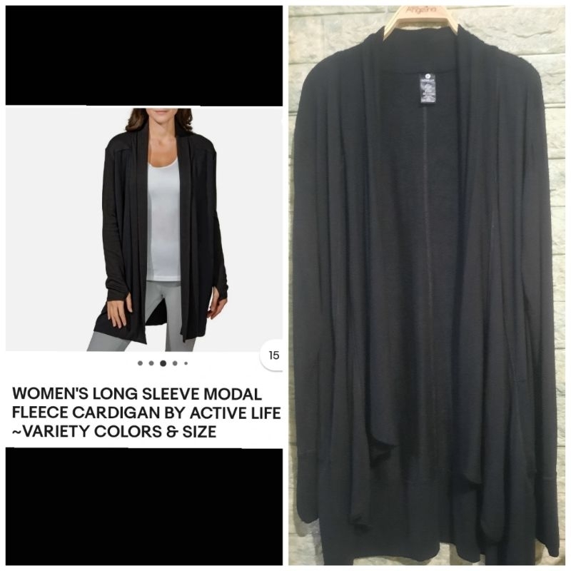 Preloved cardigan cardi outer active life no wk aleza kamiidea bs heaven lights rm