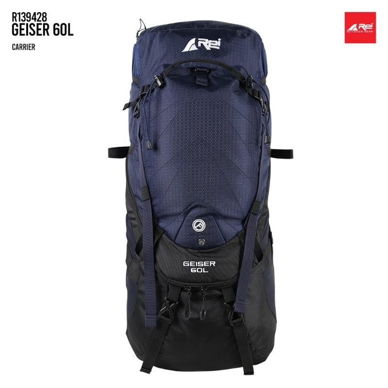 TAS GUNUNG CARRIER AREI GEISER 60L + RAINCOVER