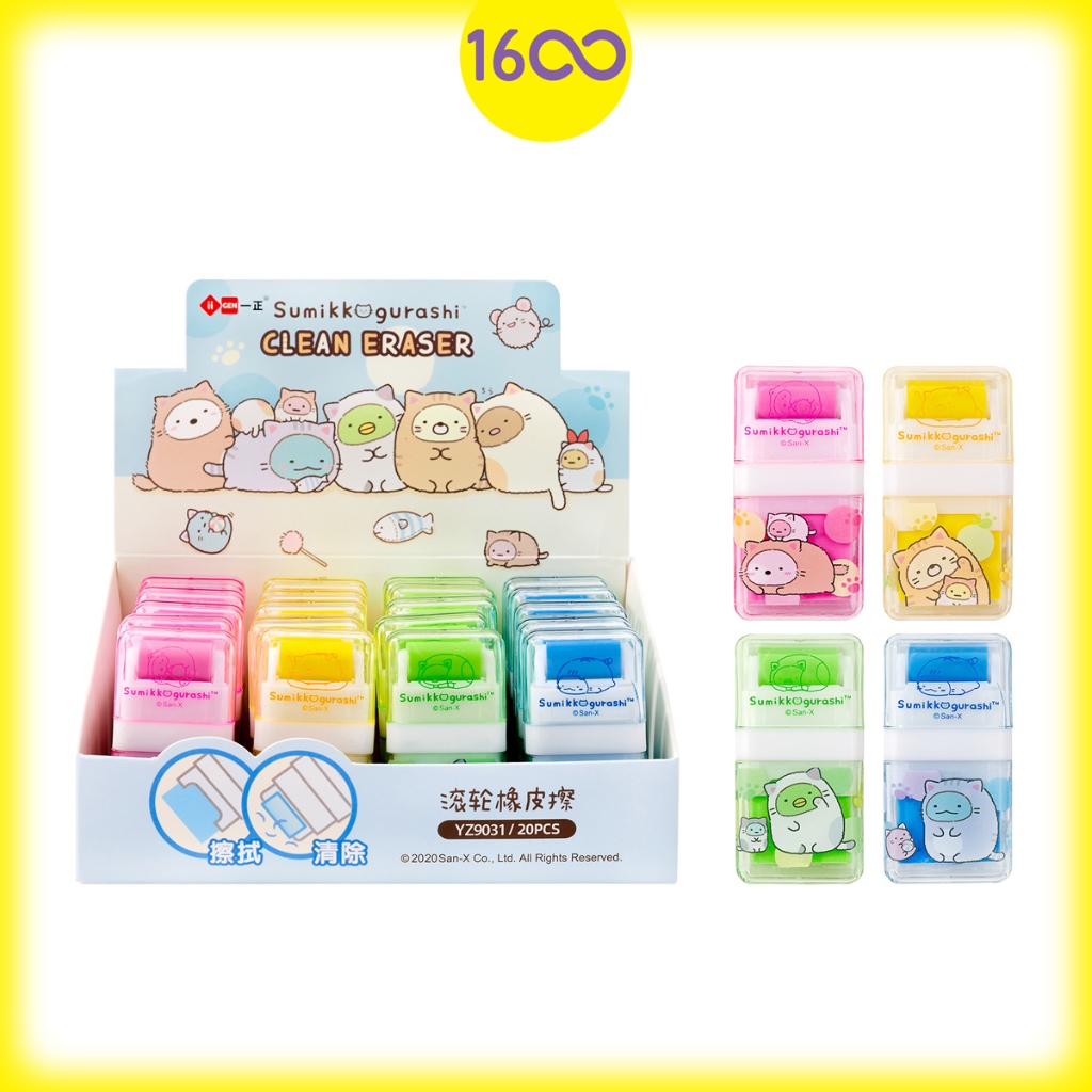 

Sumikko Gurashi Eraser Roller Square | Penghapur Roll Kotak Sumikko Gurashi