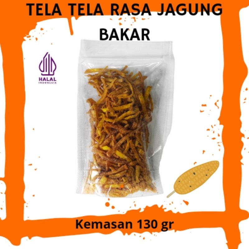 

Tela Tela Rasa Jagung Bakar Kemasan 130 gr snack jajanan