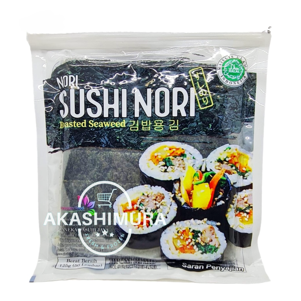 

COD✔️ Java Sushi Nori 50 Lembar - Rumput Laut Kering 50 Lembar Halal