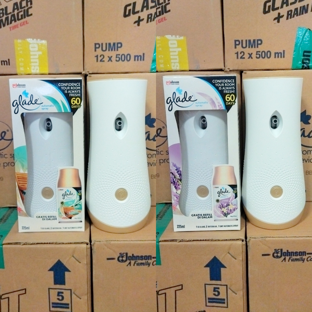 PARFUM PENGHARUM RUANGAN ALAT GLADE AUTOMATIC DEVICE PLUS ISI
