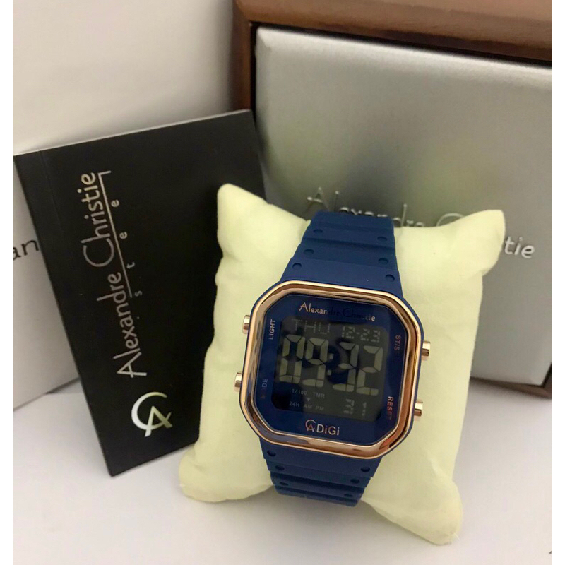 Jam tangan Alexandre Christie AC9347 navy