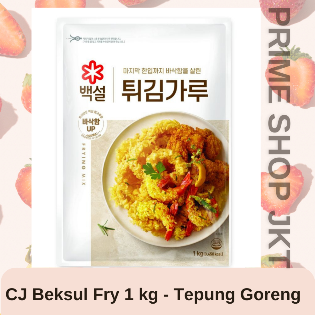 

Beksul Cj Frying Mix 1 kg For Cooking - Tepung Bumbu korea 1kg wheat flour for fry