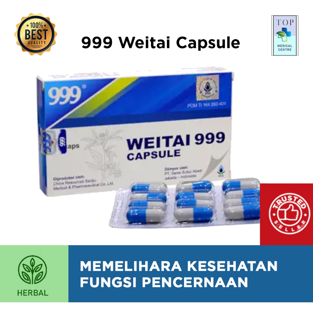 999 Weitai capsul  Kesehatan Lambung