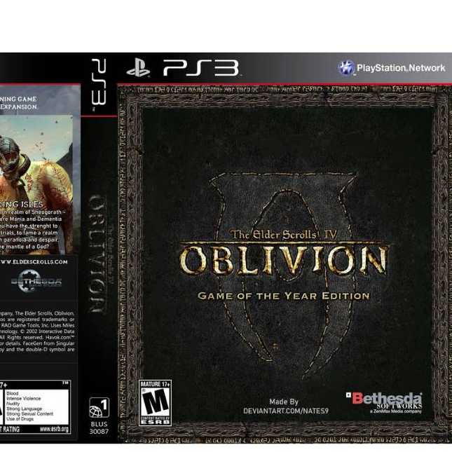 DVD Kaset Game PS3 PKG Multiman HEN The Elder Scrolls IV Oblivion