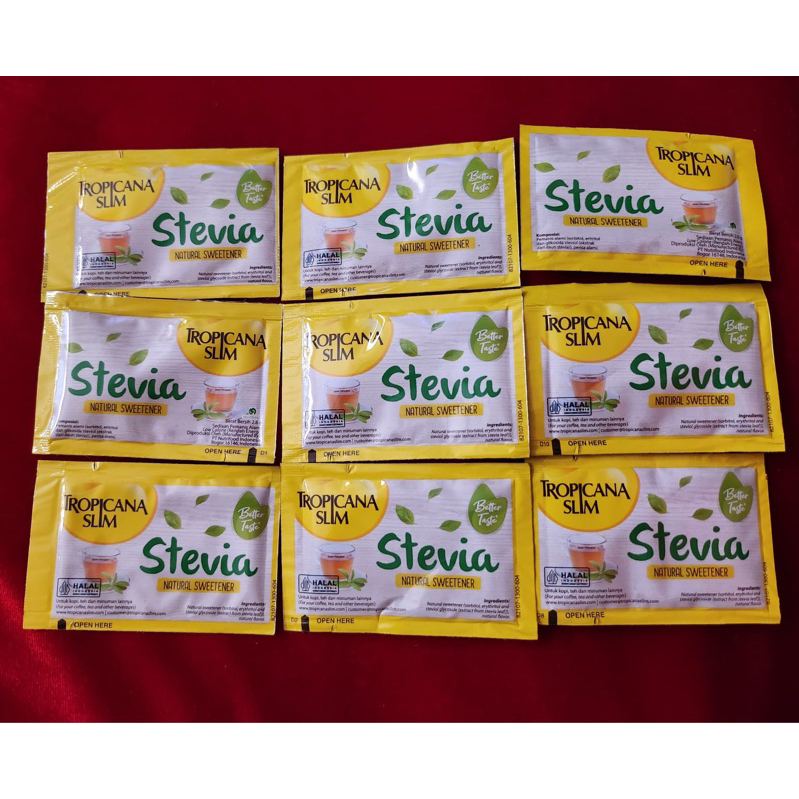 Tropicana slim Stevia persachet