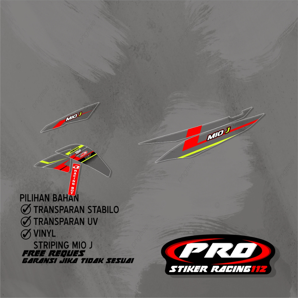 STIKER STRIPING MIO J BISA REQUES STIKER TRANSPARAN KOMBINASI STIKER MIO J STRIPING MIO