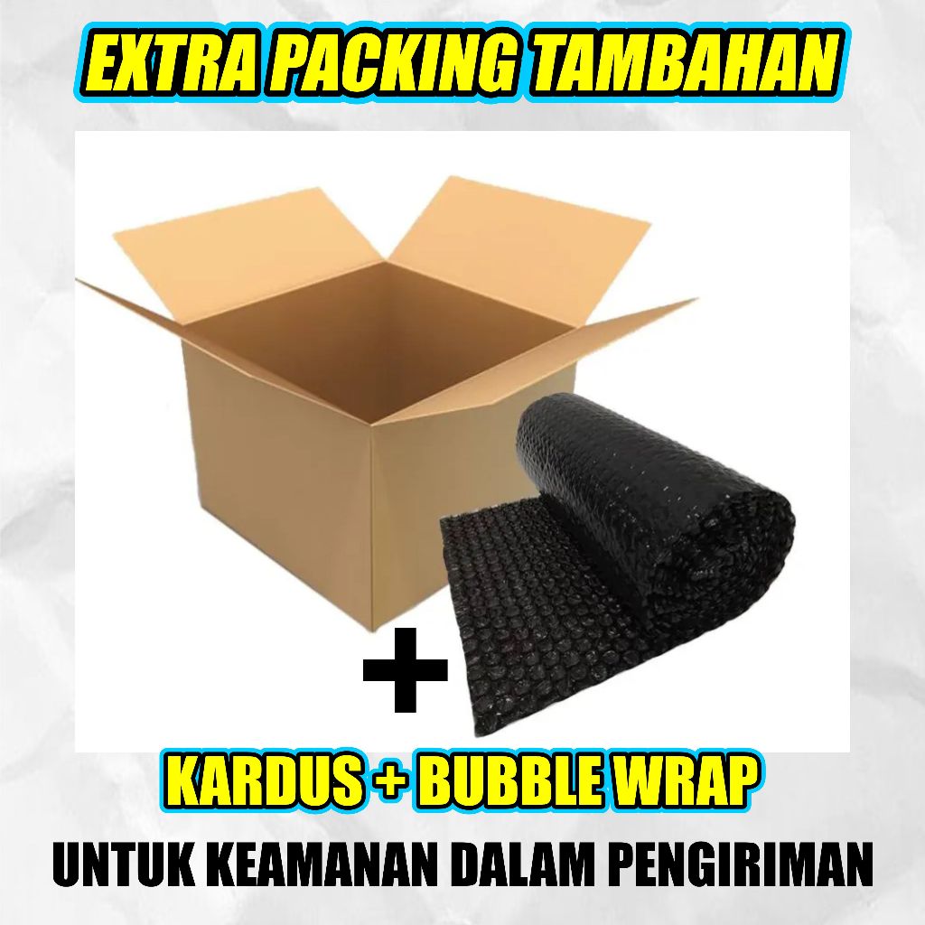 

EXTRA PACKING TAMBAHAN DUS + BUBBLEWRAP