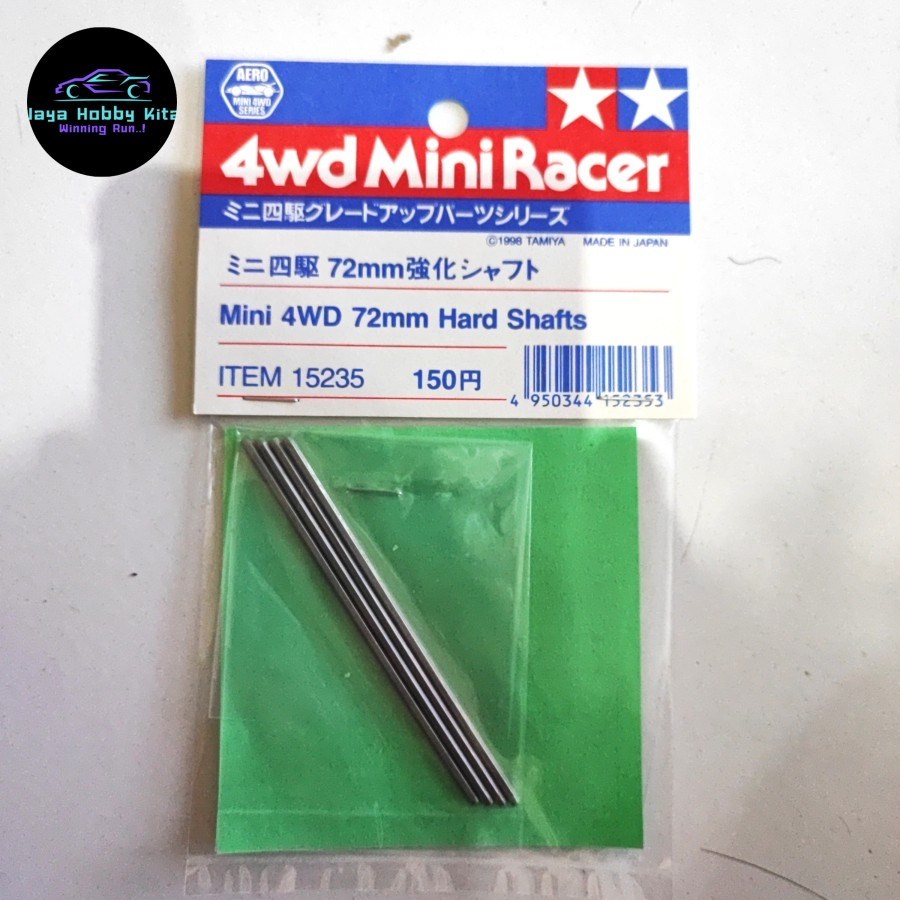 Tamiya Hard Shaft 72mm 15235 72 mm Baru Hardshaft Original