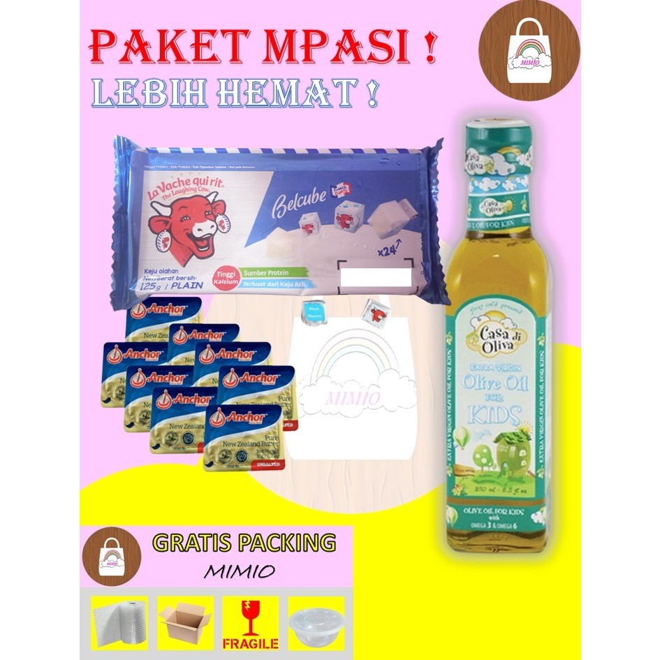 

paket murah mpasi murah bayi evoo belcube unsalted butter UB anchor unsalted butter salted butter anchor casa di oliva minyak zaitun bayi anak murah original terlaris | mimio razqa baby mpasi