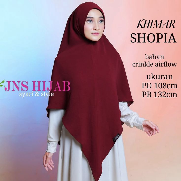 ☇✯✱ KHIMAR SHOPIA CRINKLE /HIJAB SYARI 1 LAPIS/ JILAB LV/KHIMAR PREMIUM/HIJAB CRINKLE AIRFLOW  JNS H