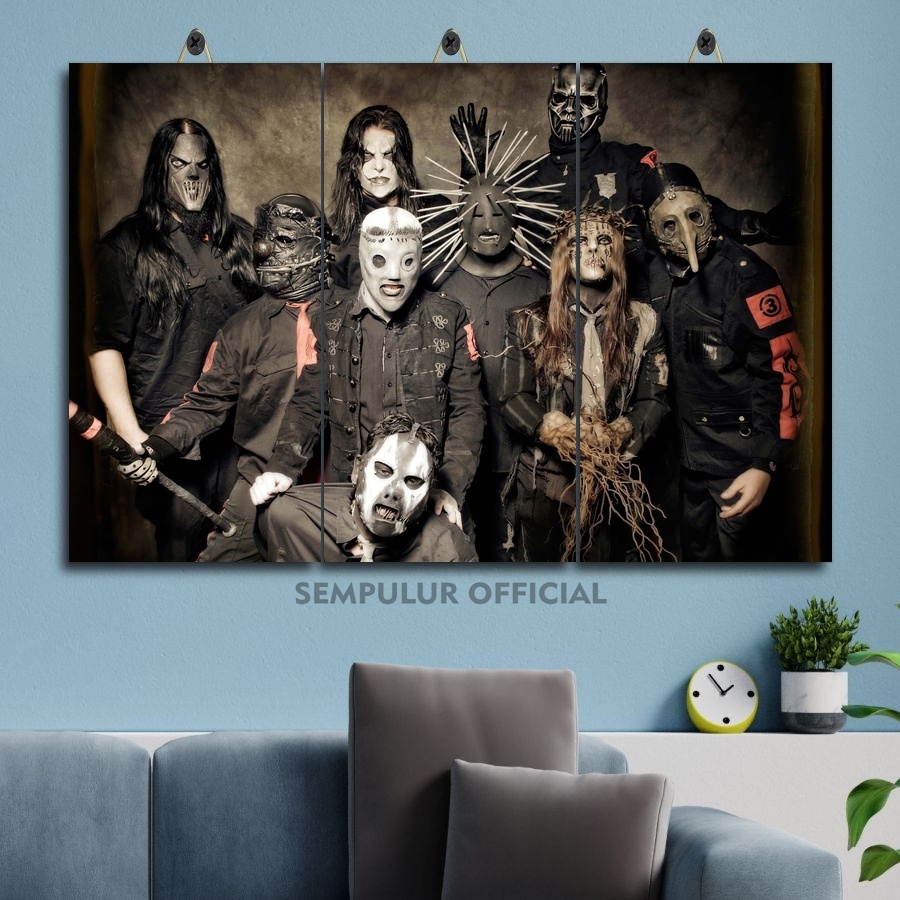 Dekorasi Kamar Metallica Band 45X30 Multipanel / Sempulur Official/ Dekorasi Dinding Personel Band S
