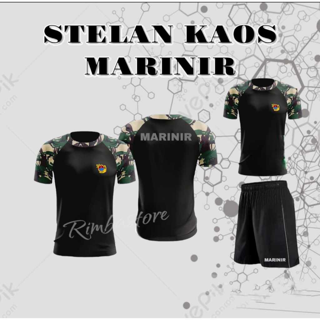 KAOS REGLAND MARINIR TERBARU BAHAN DRIFIT KAOS LORENG