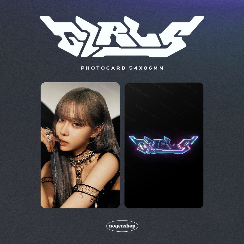 [UNOFFICIAL/FANMADE] PHOTOCARD PC AESPA ÆSPA GIRLS