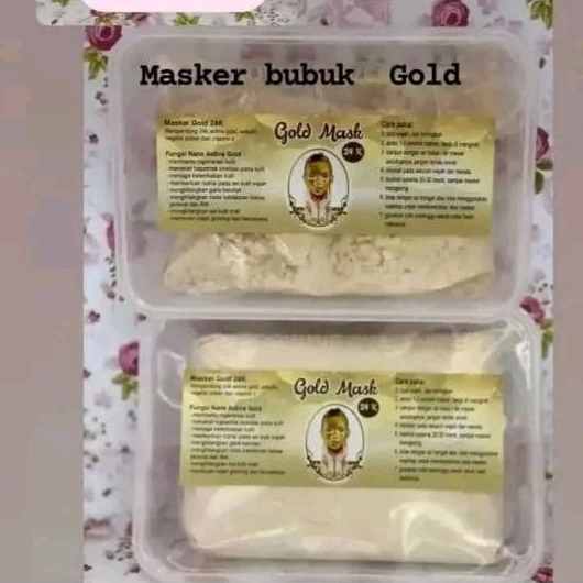 MASKER BUBUK GOLD 24K