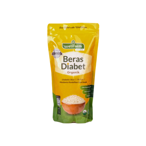 

Beras Diabetes Organik Kemasan Non Vacuum 1Kg | WellFarm Beras Diabet 1pcs Lepas Vacuum