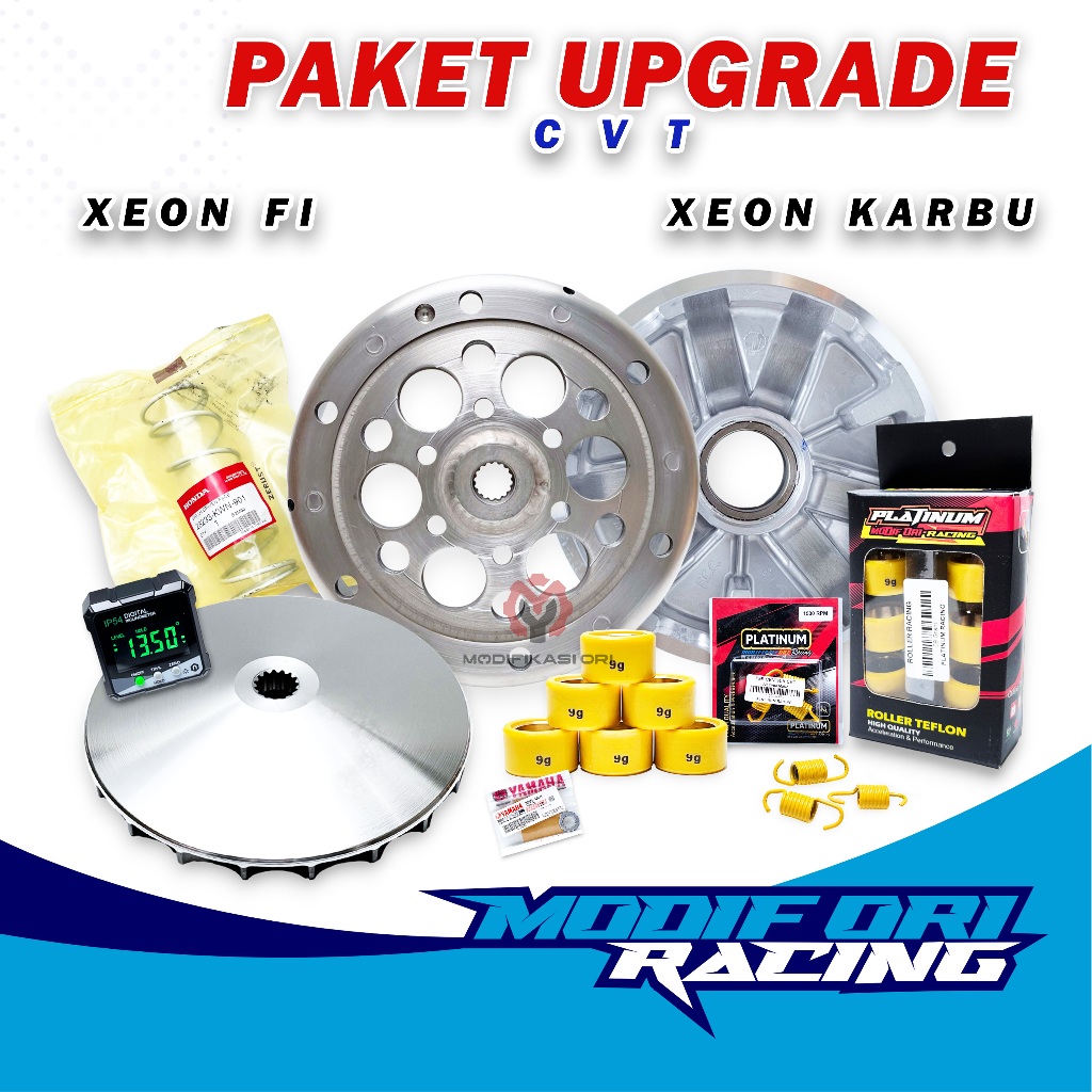 XEON - Paket CVT Kirian Xeon Fi-Xeon Karbu Upgrade CVT bubut - XEON FI- KIRIAN CVT MATIC YAMAHA
