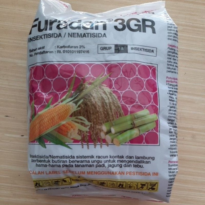 Insektisida nematisida FURADAN 3GR 1KG Asli Kemasan Pabrik