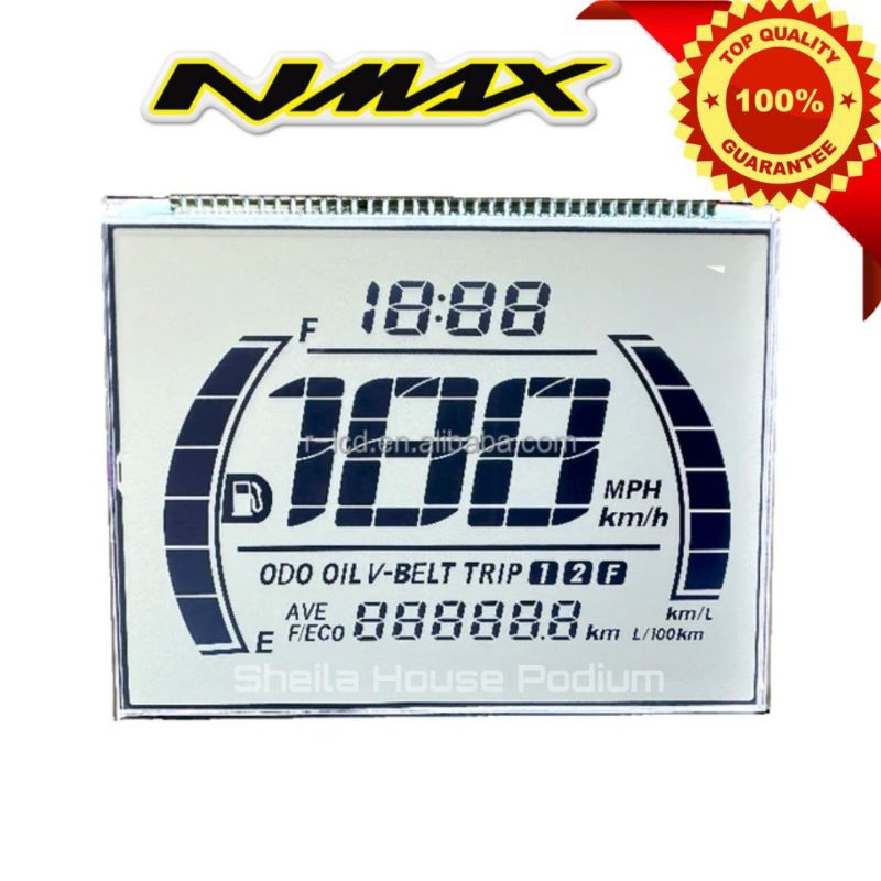 LCD Speedometer Yamaha Nmax 2015 2016 2017 Gratis Lampu LED aneka warna Display Spedometer Nmax