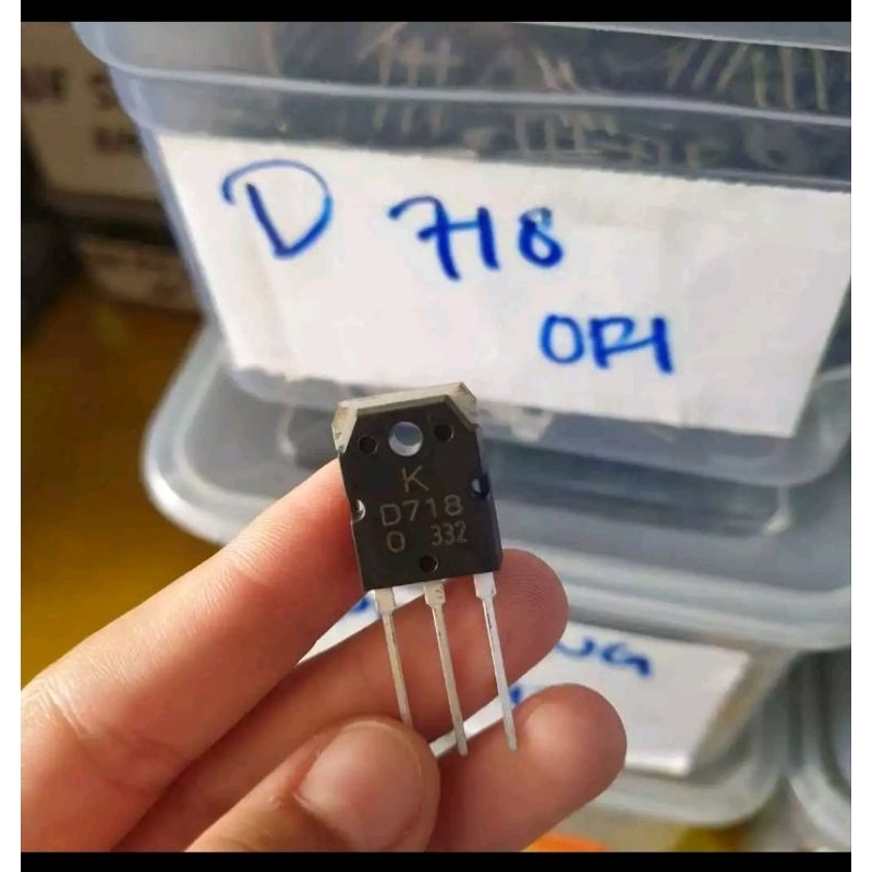 Transistor D 718 KEC asli original