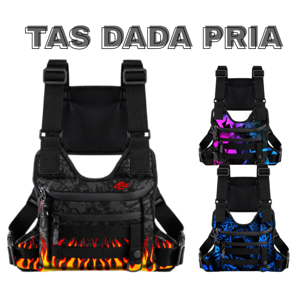 Tas Dada Pria/Rompi Pelindung Dada Model kekinian Terbaru 2023