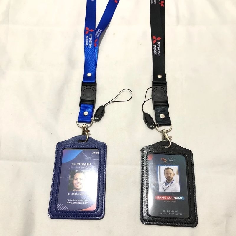 

MITSUBISHI Tali lanyard id card Lanyard Printing MITSUBISHI MOTORS full color double side
