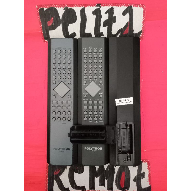 REMOTE POLYTRON DVD COMPO XL2800 ORIGINAL TERLENGKAP