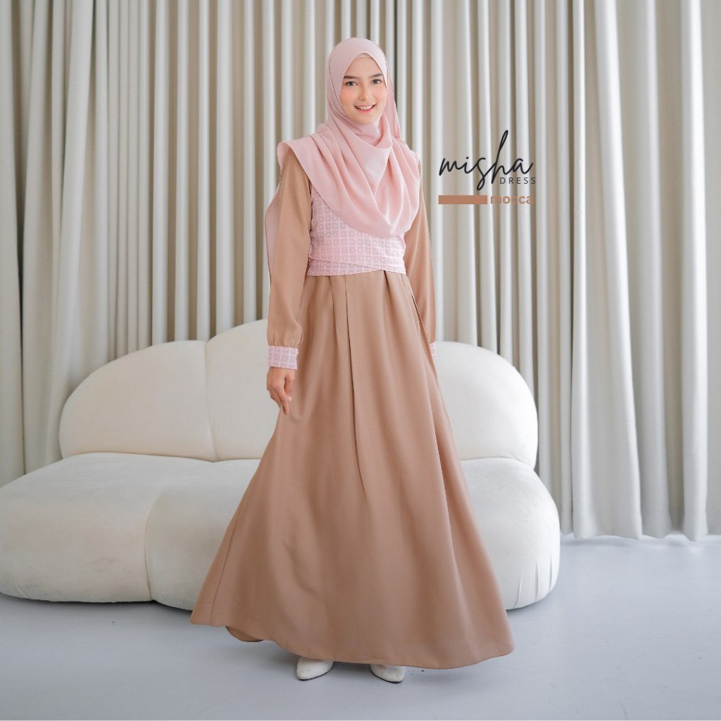 RISKIRICH Misha | Gamis Outer Remaja Kekinian