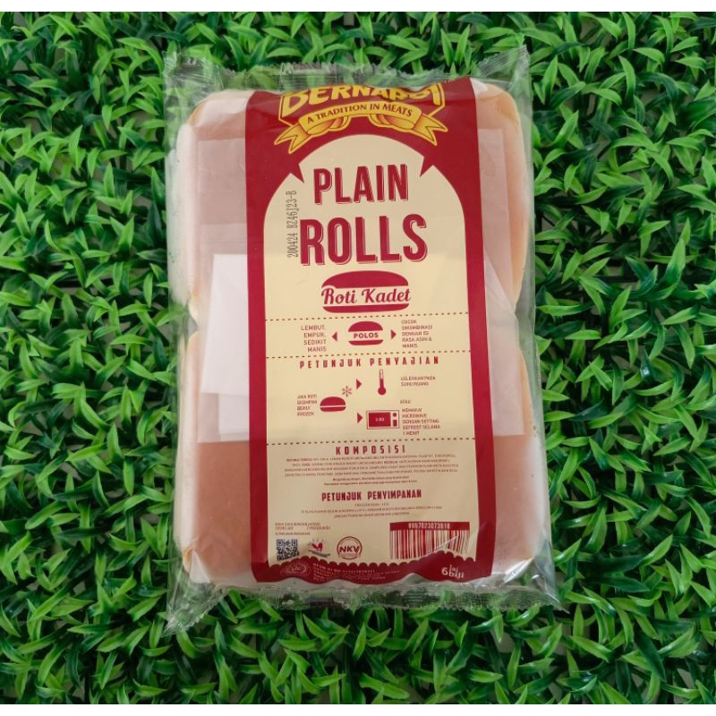 

Bernardi Plain Rolls (Roti Hotdog Besar) - Isi 6 pcs