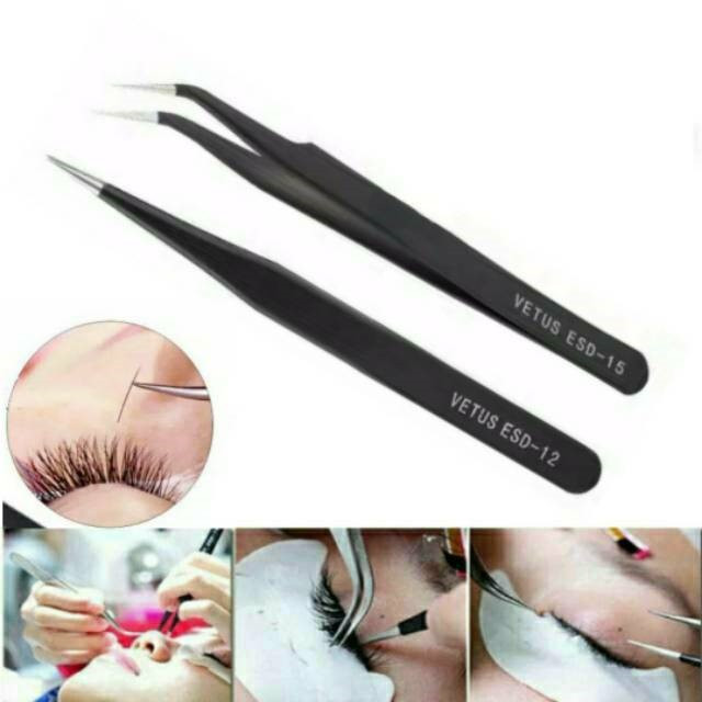 Pinset vetus lurus & bengkok