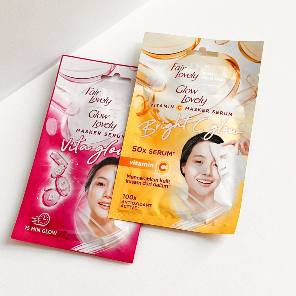 Fair & Lovely Glow & Lovely Serum Sheet Mask
