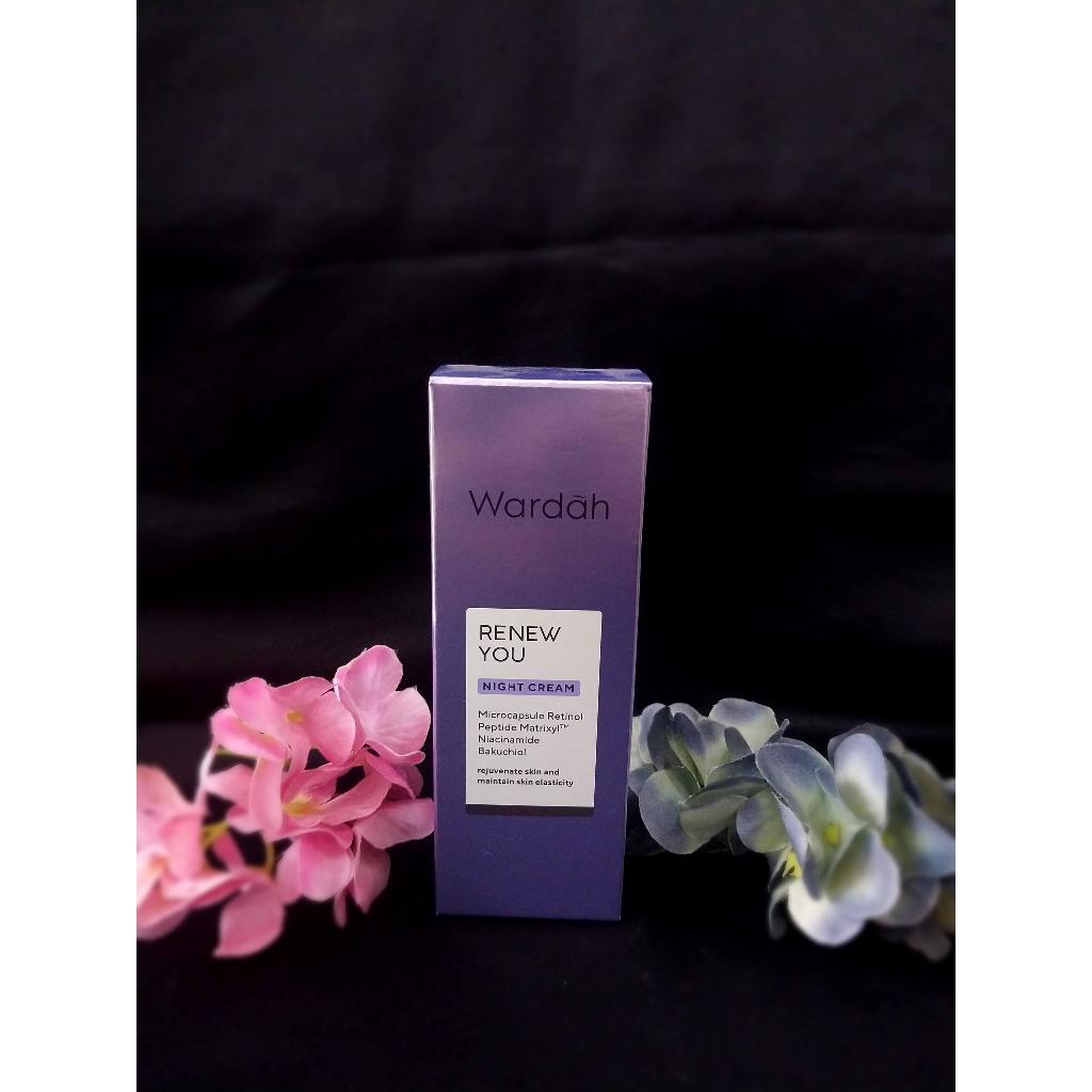 Wardah Renew You Night Cream 15g/night cream 15ml/100%ORIGINAL/krim anti aging/anti frekle khusus fl