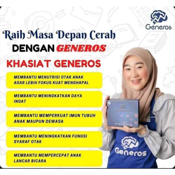 GENEROS ORIGINAL – HERBAL NUTRISI TELAT BICARA, AUTIS, HIPERAKTIF