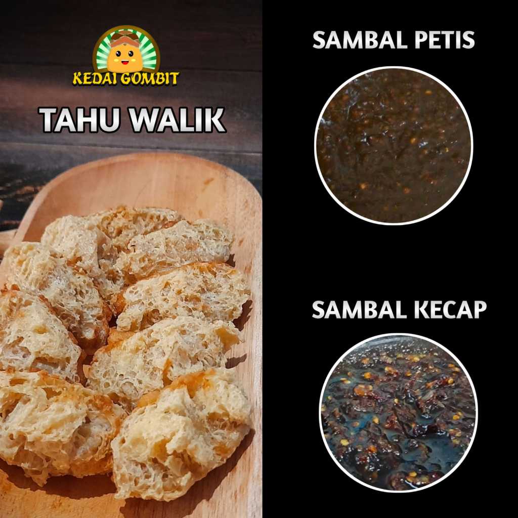 

Tahu Walik Frozen Premium Original Rasa Ayam, Sambel Petis khas Sidayu Gresik