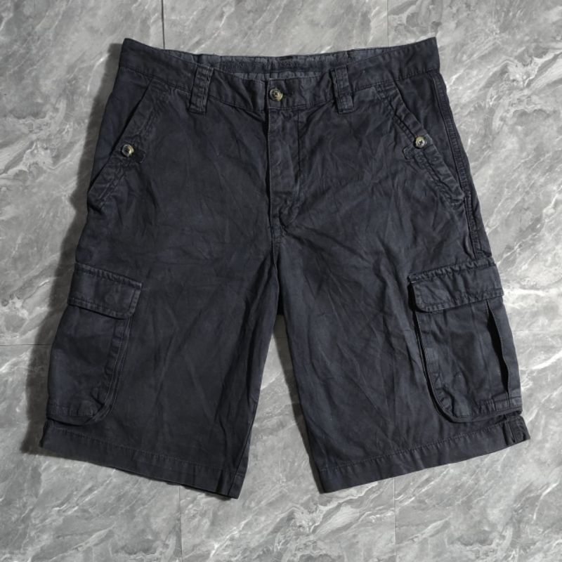 Celana Pendek Zara man Cargo Hitam / Shortpant Cargo Zara man Second