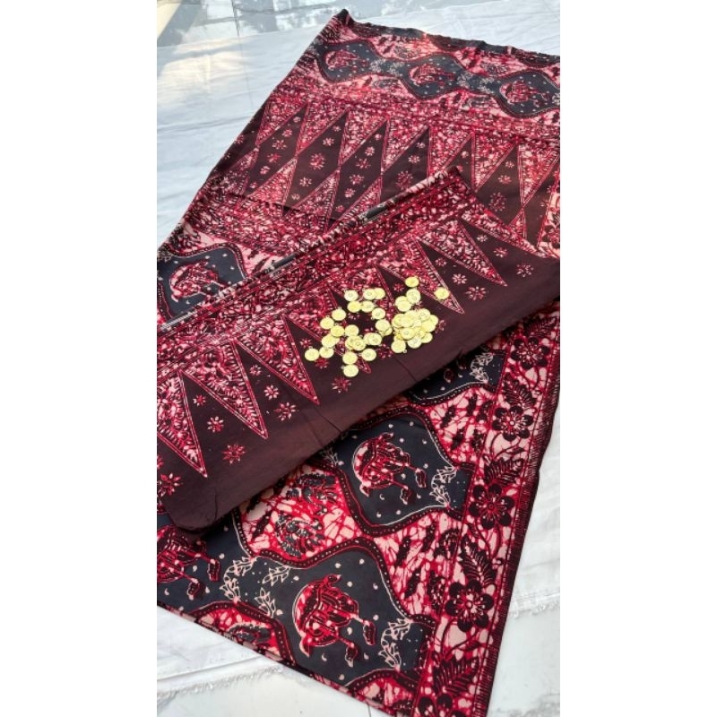 set kain tekuluk ronce batik jambi asli