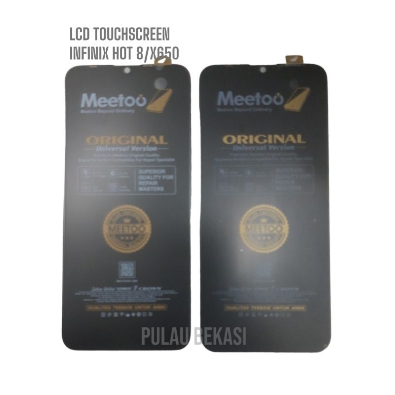 LCD TOUCHSCREEN INFINIX HOT 8 / X650 - LCD TS INFINIX HOT 8 FULLSET ORIGINAL OEM
