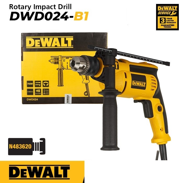 DeWalt DWD024 Impact Drill / Bor Impact Listrik 650W 13mm