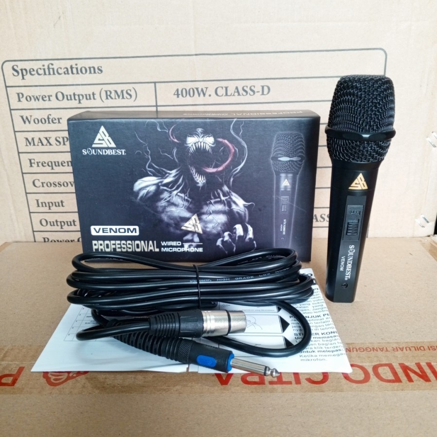 Mic Kabel Soundbest Venom Original Soundbest