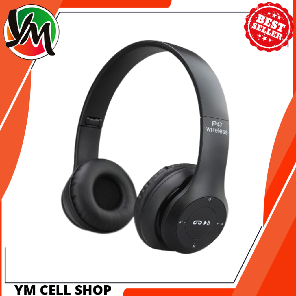 HEADSET/HEADPHONE BLUETOOTH P47 PUREBASS Wireless P47