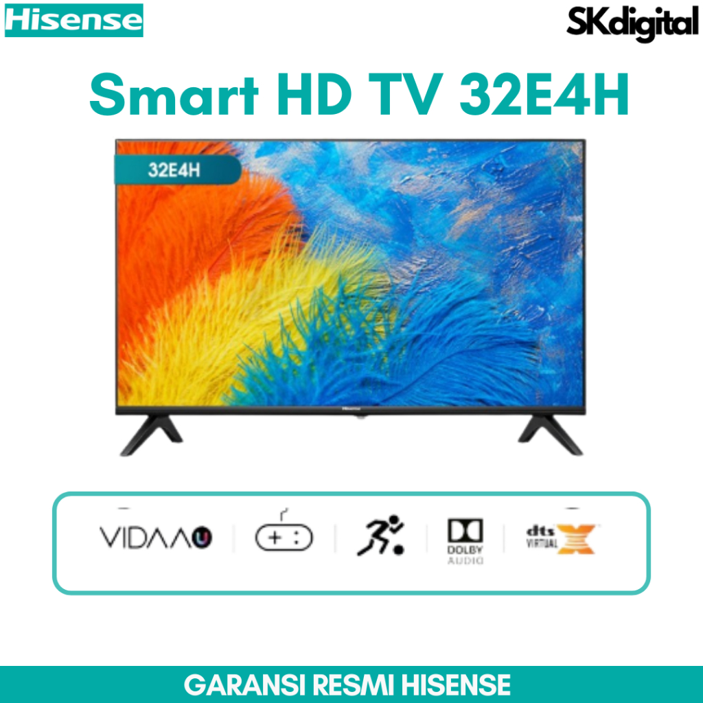 SMART TV 32 INCH HISENSE 32E4H HD DIGITAL TV 32" LED tv 32 digital