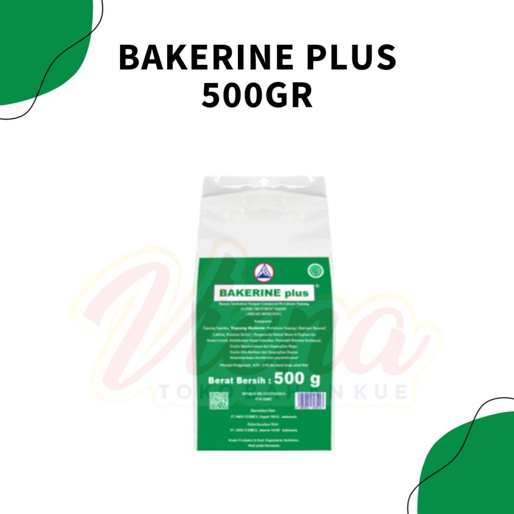 

Bakerine Plus 500gr Bread Improver / Pelembut Roti / Bread Softener