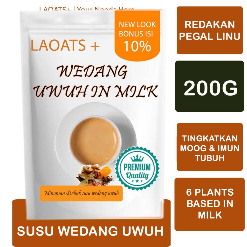 

Wedang Jahe Rempah Asli Milk Laoats (200G)