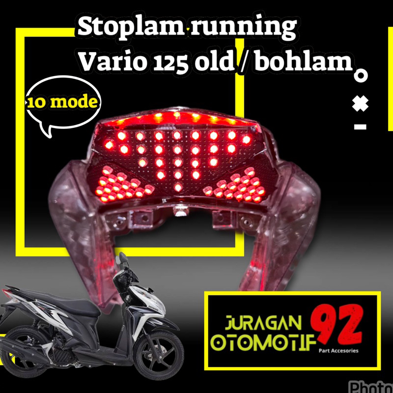 Stoplamp running vario 125 old bohlam 10 mode