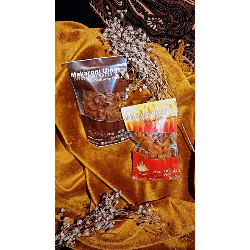 

Makaroni uing Arfeiz snack ,Makanan Renyah kriuk ,Murah ,Pouch Pedas jeruk Coklat lumer matcha ,Makaroni Rumahan , snack makanan Lezat Premium ,